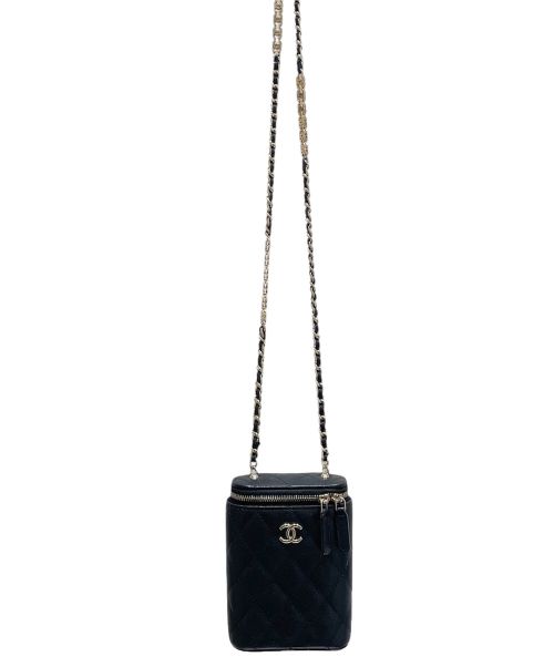 CHANEL（シャネル）CHANEL (シャネル) マトラッセショルダーポーチ ブラック サイズ:‐の古着・服飾アイテム