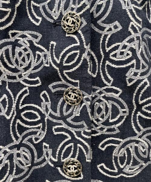 CHANEL（シャネル）CHANEL (シャネル) ココマーク ロゴ サロペット ネイビー サイズ:34の古着・服飾アイテム