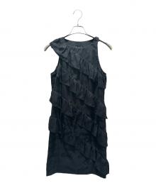 CHANEL（シャネル）の古着「ロゴノースリーブワンピース」｜ブラック