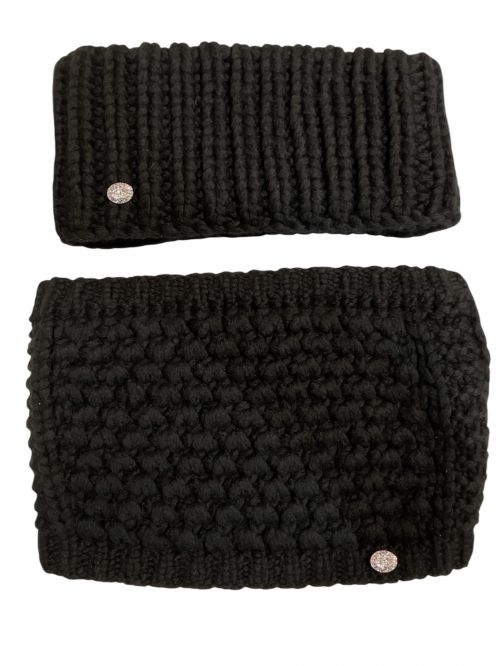CHANEL（シャネル）CHANEL (シャネル) ウールコルセット3Pセット ブラック サイズ:Sの古着・服飾アイテム