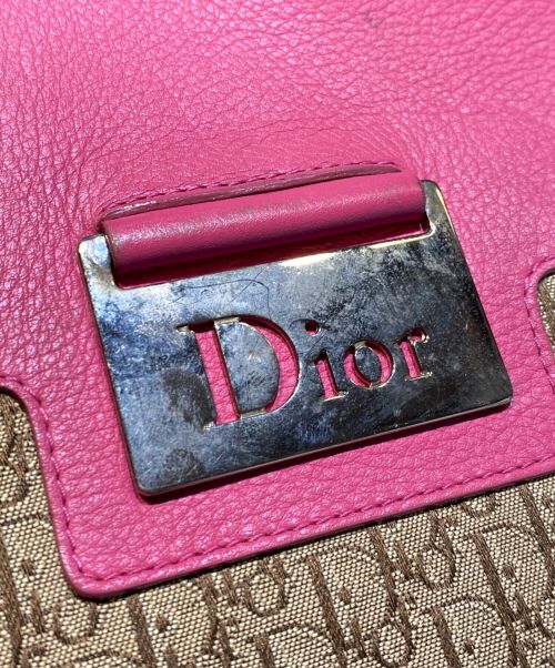 Christian Dior（クリスチャン ディオール）Christian Dior (クリスチャン ディオール) トロッターハンドバッグ ベージュ サイズ:-の古着・服飾アイテム