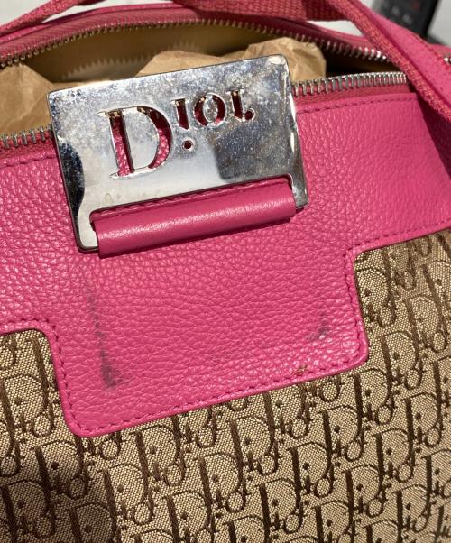 Christian Dior（クリスチャン ディオール）Christian Dior (クリスチャン ディオール) オブリークミニボストンバッグ ベージュの古着・服飾アイテム