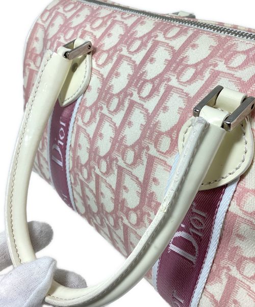 Christian Dior（クリスチャン ディオール）Christian Dior (クリスチャン ディオール) トロッターミニボストンバッグ ライトピンク サイズ:-の古着・服飾アイテム