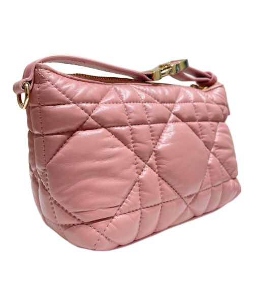 Christian Dior（クリスチャン ディオール）Christian Dior (クリスチャン ディオール) カナージュ ノマドポーチ  ピンク サイズ:‐の古着・服飾アイテム