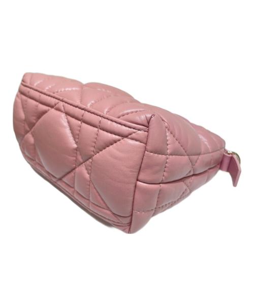 Christian Dior（クリスチャン ディオール）Christian Dior (クリスチャン ディオール) カナージュ ノマド ポーチ S ピンク サイズ:Sの古着・服飾アイテム