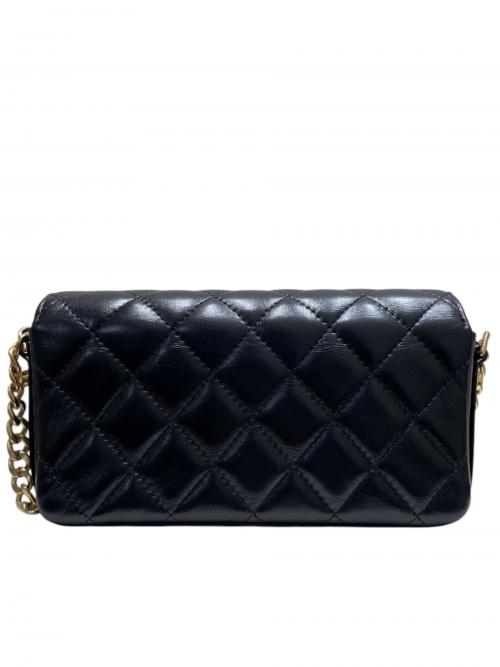 CHANEL（シャネル）CHANEL (シャネル) マトラッセ チェーンショルダーバッグ ブラックの古着・服飾アイテム