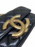 中古・古着 CHANEL (シャネル) マトラッセ チェーンショルダーバッグ ブラック：420000円
