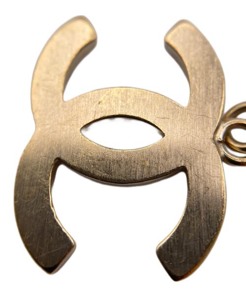 CHANEL（シャネル）CHANEL (シャネル) ラインストーンココマークネックレス マットゴールド サイズ:-の古着・服飾アイテム