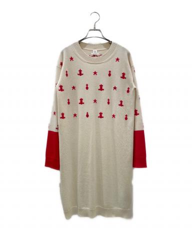 未使用✨HERMES 23AW 絹カシミヤニットワンピース エクスリブリスボタン 5606000064780707_01_3785w.jpeg