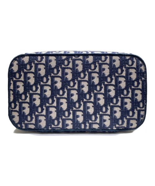 Christian Dior（クリスチャン ディオール）Christian Dior (クリスチャン ディオール) オブリークバニティバッグ ネイビー サイズ:-の古着・服飾アイテム