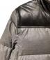 中古・古着 DIOR HOMME (ディオール オム) レザートリムダウンジャケット グレー サイズ:44：55000円