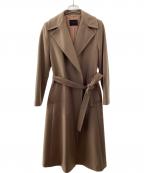 TOMORROW LAND collectionトゥモローランドコレクション）の古着「カシミヤベルトコート」｜ベージュ