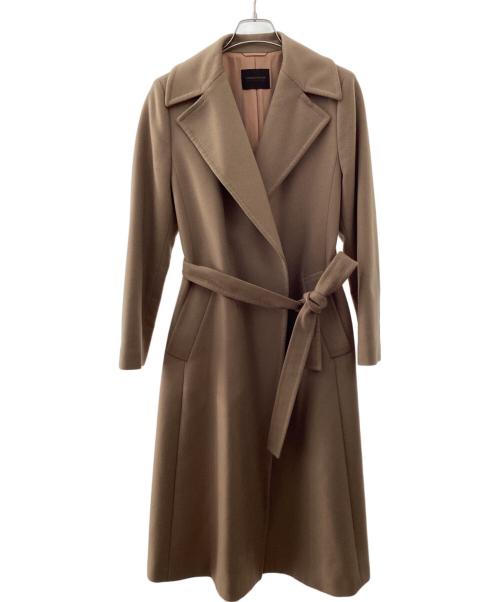 TOMORROW LAND collection（トゥモローランドコレクション）TOMORROW LAND collection (トゥモローランドコレクション) カシミヤベルトコート ベージュ サイズ:34の古着・服飾アイテム
