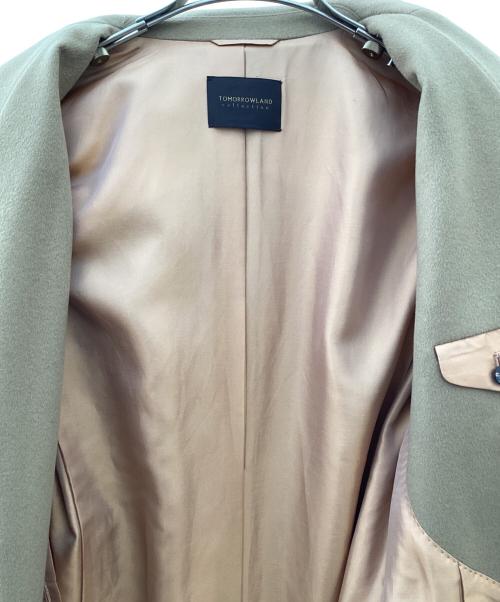 TOMORROW LAND collection（トゥモローランドコレクション）TOMORROW LAND collection (トゥモローランドコレクション) カシミヤベルトコート ベージュ サイズ:34の古着・服飾アイテム