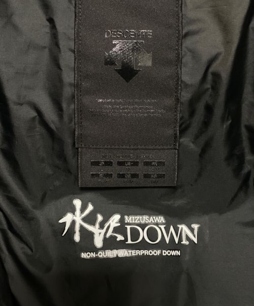 DESCENTE（デサント）DESCENTE (デサント) ダウンジャケット ブラック サイズ:Lの古着・服飾アイテム