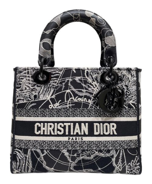 Christian Dior（クリスチャン ディオール）Christian Dior (クリスチャン ディオール) レディ ディーライト  ブラック×ホワイト サイズ:‐の古着・服飾アイテム