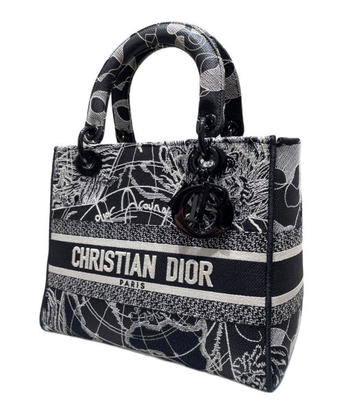 Christian Dior（クリスチャン ディオール）Christian Dior (クリスチャン ディオール) レディ ディーライト  ブラック×ホワイト サイズ:‐の古着・服飾アイテム
