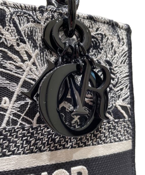 Christian Dior（クリスチャン ディオール）Christian Dior (クリスチャン ディオール) レディ ディーライト  ブラック×ホワイト サイズ:‐の古着・服飾アイテム