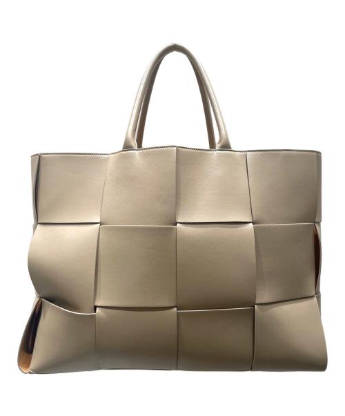 BOTTEGA VENETA（ボッテガベネタ）BOTTEGA VENETA (ボッテガベネタ) マキシイントレチャートバッグ ベージュ サイズ:‐の古着・服飾アイテム