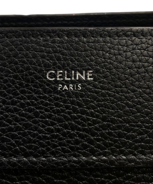 CELINE（セリーヌ）CELINE (セリーヌ) ラゲージ マイクロショッパー ブラック サイズ:マイクロの古着・服飾アイテム