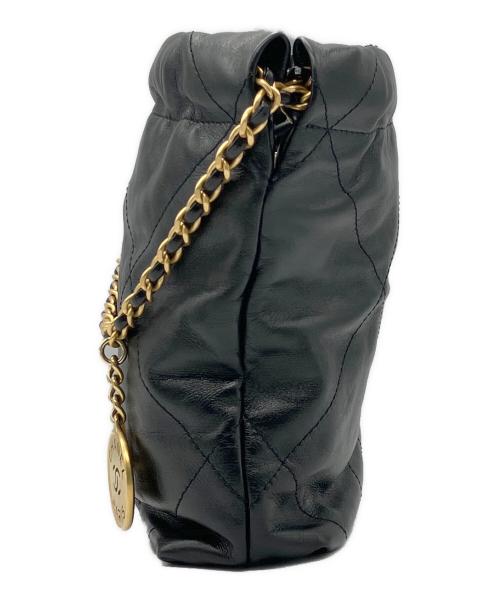 CHANEL（シャネル）CHANEL (シャネル) CHANEL 22 LINE MINI マトラッセ チェーンショルダーバッグ ブラック サイズ: MINI/mini 22の古着・服飾アイテム