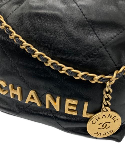 CHANEL（シャネル）CHANEL (シャネル) CHANEL 22 LINE MINI マトラッセ チェーンショルダーバッグ ブラック サイズ: MINI/mini 22の古着・服飾アイテム