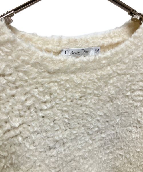 Christian Dior（クリスチャン ディオール）Christian Dior (クリスチャン ディオール) 21AW J'ADIOR ジャディオール ウールセーター アイボリー サイズ:36.0の古着・服飾アイテム