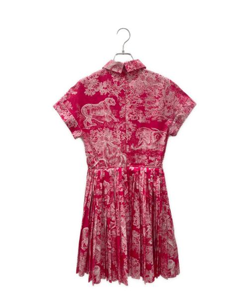 Christian Dior（クリスチャン ディオール）Christian Dior (クリスチャン ディオール) ミディシャツドレス レッド サイズ:36の古着・服飾アイテム