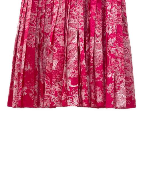 Christian Dior（クリスチャン ディオール）Christian Dior (クリスチャン ディオール) ミディシャツドレス レッド サイズ:36の古着・服飾アイテム