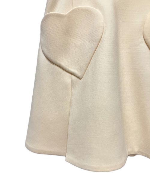 Christian Dior（クリスチャン ディオール）Christian Dior (クリスチャン ディオール) Dioramour miniskirt with heart-shaped pockets ディオール ディオラムール ミニスカート ベージュ サイズ:34の古着・服飾アイテム