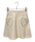 Christian Dior（クリスチャン ディオール）の古着「Dioramour miniskirt with heart-shaped pockets ディオール ディオラムール ミニスカート」｜ベージュ