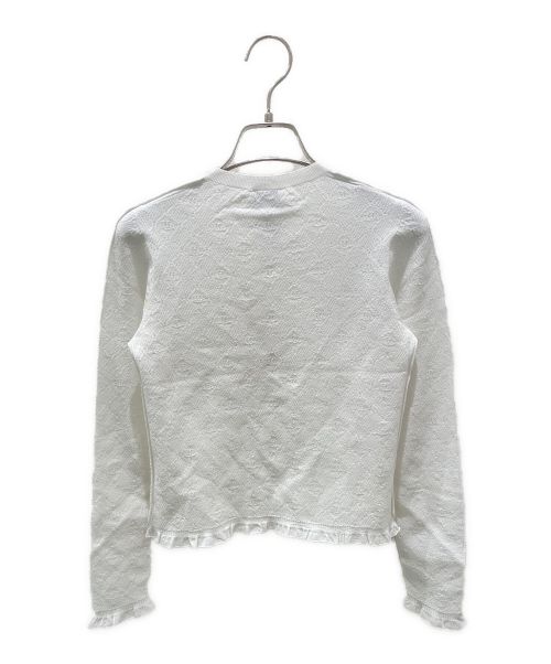 CHANEL（シャネル）CHANEL (シャネル) ココボタンニットカーディガン ホワイト サイズ:36の古着・服飾アイテム