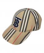 BURBERRY LONDONバーバリーロンドン）の古着「TBロゴ ノヴァチェック ベースボールキャップ」｜ベージュ
