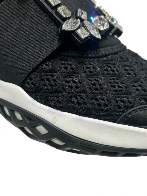 Roger Vivier（ロジェ ヴィヴィエ）Roger Vivier (ロジェ ヴィヴィエ) ヴィヴ ラン ファブリック スニーカー ブラック サイズ:35の古着・服飾アイテム