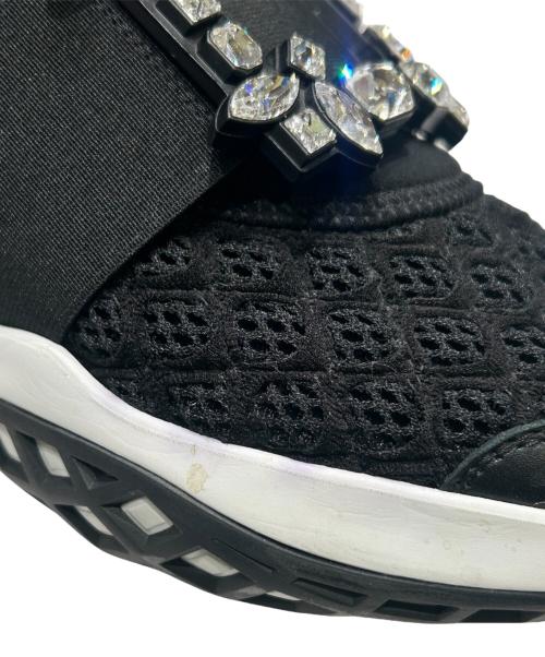 Roger Vivier（ロジェ ヴィヴィエ）Roger Vivier (ロジェ ヴィヴィエ) ヴィヴ ラン ファブリック スニーカー ブラック サイズ:35の古着・服飾アイテム