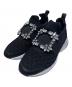 Roger Vivier（ロジェ ヴィヴィエ）の古着「ヴィヴ ラン ファブリック スニーカー」｜ブラック