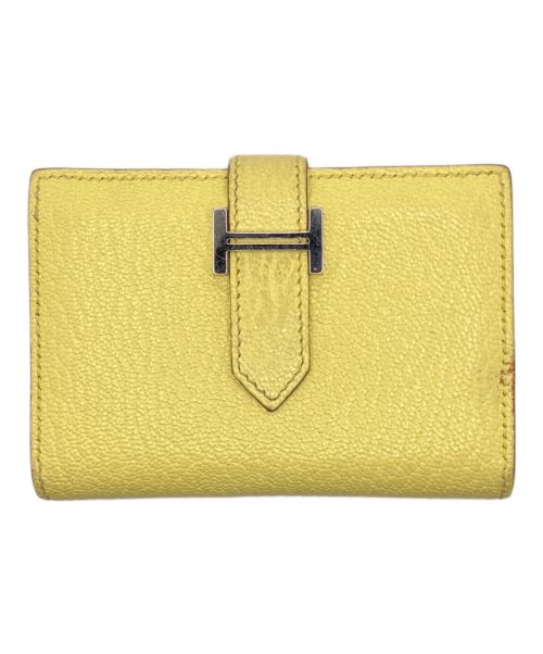HERMES（エルメス）HERMES (エルメス) ベアン カードケース イエロー サイズ:-の古着・服飾アイテム