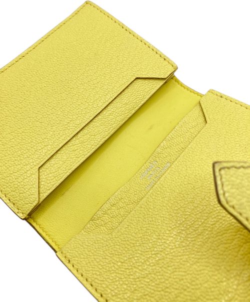 HERMES（エルメス）HERMES (エルメス) ベアン カードケース イエロー サイズ:-の古着・服飾アイテム