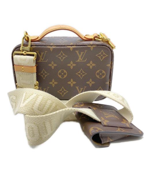 LOUIS VUITTON（ルイ ヴィトン）LOUIS VUITTON (ルイ ヴィトン) ユーティリティー・クロスボディ/ショルダーバッグ ブラウン×アイボリー サイズ:-の古着・服飾アイテム