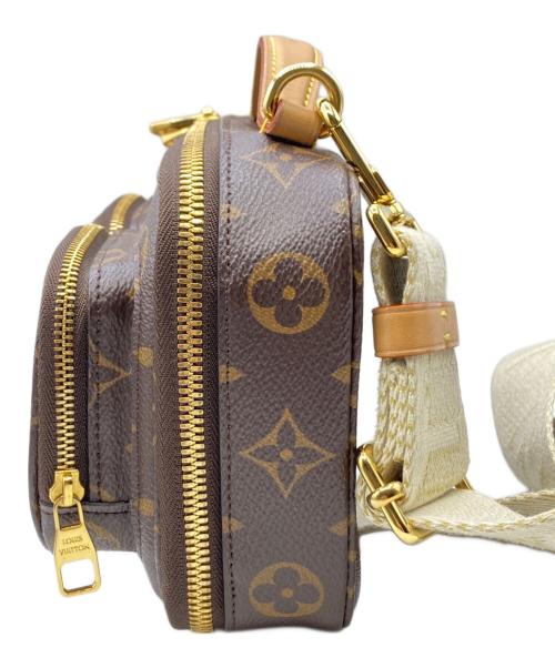 LOUIS VUITTON（ルイ ヴィトン）LOUIS VUITTON (ルイ ヴィトン) ユーティリティー・クロスボディ/ショルダーバッグ ブラウン×アイボリー サイズ:-の古着・服飾アイテム