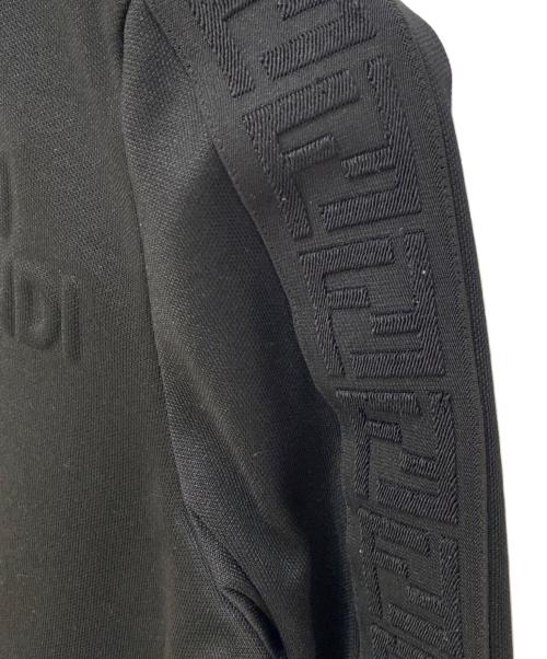 FENDI（フェンディ）FENDI (フェンディ) FFロゴ ズッカ柄 サイドロゴ トラックジャケット ブラック サイズ:38の古着・服飾アイテム