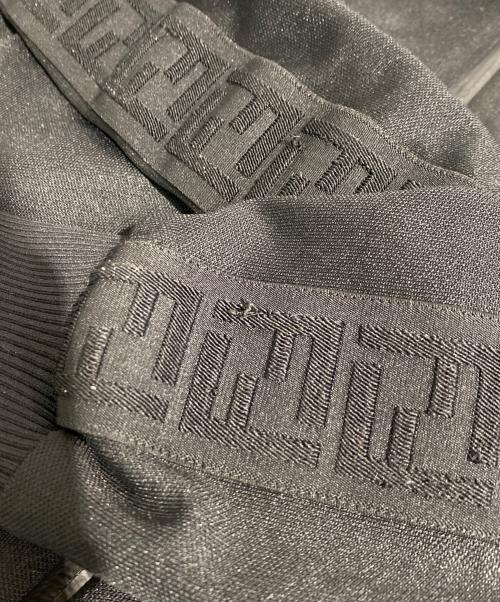 FENDI（フェンディ）FENDI (フェンディ) FFロゴ ズッカ柄 サイドロゴ トラックジャケット ブラック サイズ:38の古着・服飾アイテム