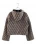 FENDI (フェンディ) FFロゴリバーシブルクロップドジャケット ブラック サイズ:38：210000円