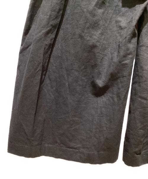 YOHJI YAMAMOTO（ヨウジヤマモト）YOHJI YAMAMOTO (ヨウジヤマモト) C/Li SHEETING BACKSIDE GATHERED SALOPETTE（シーチングギャザーサロペット） ブラック サイズ:2の古着・服飾アイテム
