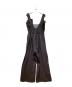 YOHJI YAMAMOTO (ヨウジヤマモト) C/Li SHEETING BACKSIDE GATHERED SALOPETTE（シーチングギャザーサロペット） ブラック サイズ:2：30000円