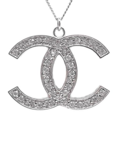 CHANEL（シャネル）CHANEL (シャネル) ココマークラインストーンネックレス サイズ:-の古着・服飾アイテム