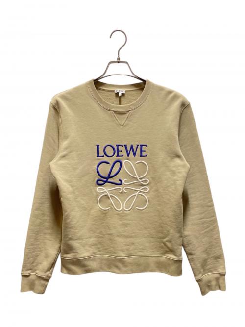 LOEWE（ロエベ）LOEWE (ロエベ) アナグラム スウェット シャツ ベージュ サイズ:Sの古着・服飾アイテム