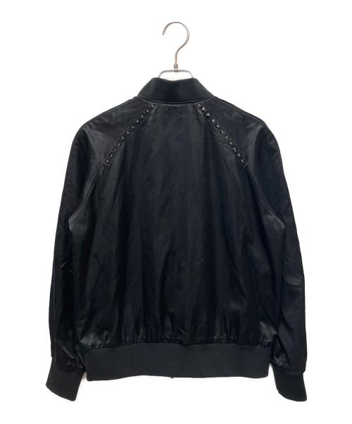 VALENTINO（ヴァレンティノ）VALENTINO (ヴァレンティノ) ロックスタッズジャケット ブラック サイズ:38の古着・服飾アイテム