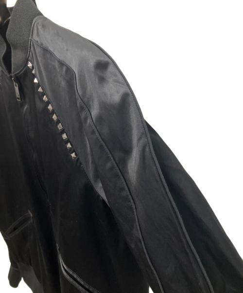VALENTINO（ヴァレンティノ）VALENTINO (ヴァレンティノ) ロックスタッズジャケット ブラック サイズ:38の古着・服飾アイテム