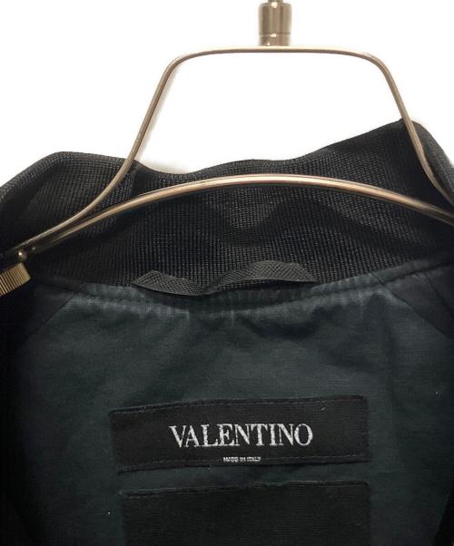 VALENTINO（ヴァレンティノ）VALENTINO (ヴァレンティノ) ロックスタッズジャケット ブラック サイズ:38の古着・服飾アイテム